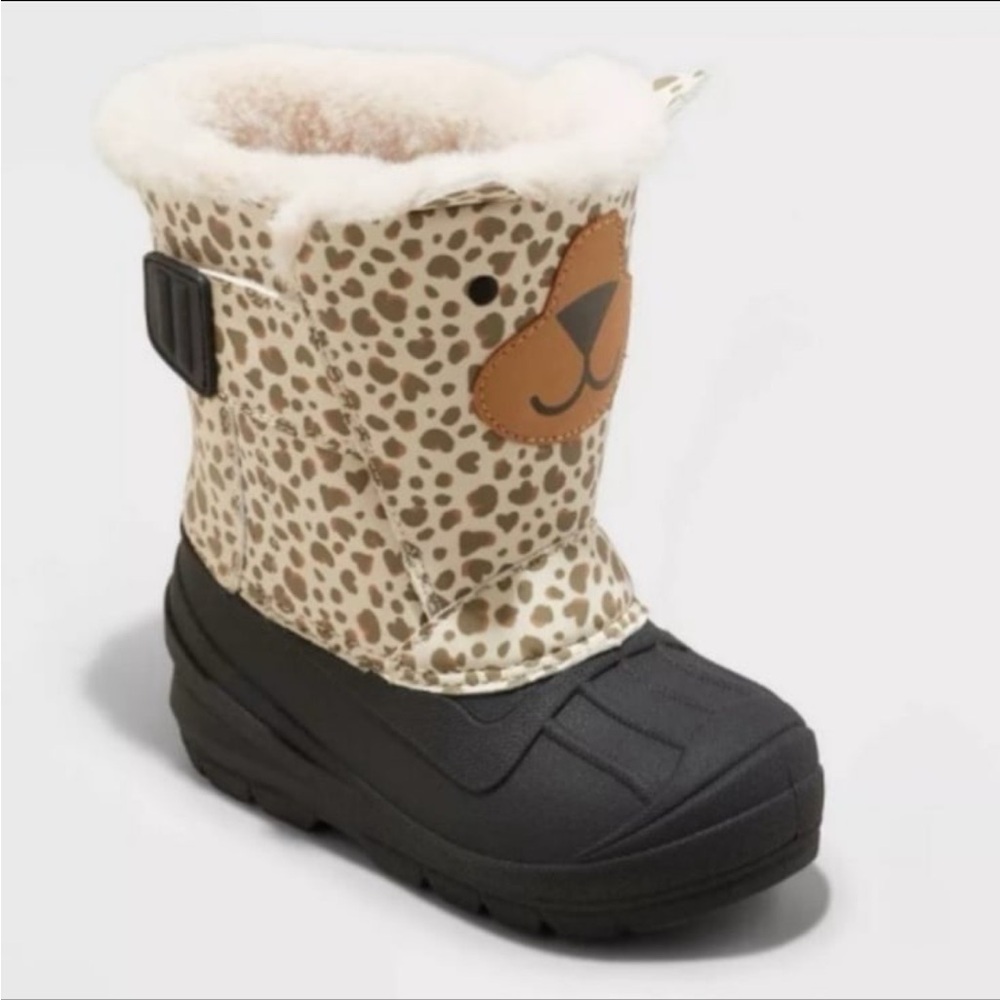 Cat & Jack Thermolite Waterproof Furl Lined Snow Boots Toddler Sz 10